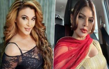 Rakhi Sawant - Sherlyn Chopra:  '১০ জন প্রেমিক', শার্লিনের মন্তব্যে আদিলের প্রশ্নের মুখে পড়ে রাখি গেলেন থানায়