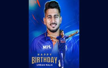 Umran Malik Birthday: জন্মদিনে উমরান মালিক, শুভেচ্ছা জানালেন বিসিসিআই সহ প্রাক্তনরা (দেখুন ছবি)