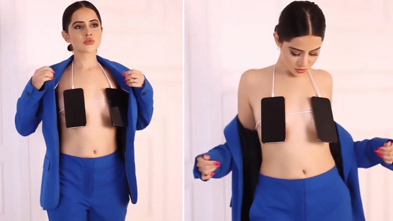 Urfi Javed Video: মোবাইল দিয়ে শরীর ঢাকলেন ঊরফি জাভেদ, ভিডিয়ো নিয়ে জোর চর্চা, দেখুন