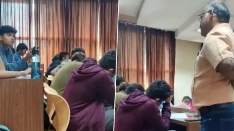 Viral Video : বিশ্ববিদ্যালয়ে সকলের সামনে মুসলিম ছাত্রকে 'সন্ত্রাসবাদী কাসভ' বললেন অধ্যাপক, ঘটনার ভিডিও ভাইরাল সোশ্যাল মিডিয়ায় (দেখুন ভিডিও)