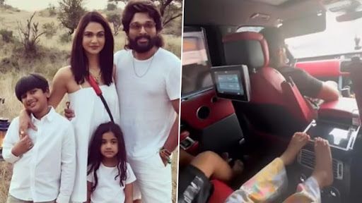 Allu Arjun Long Drive with Family: রণবীরের গানকে সঙ্গী করে সপরিবারে লং ড্রাইভে অল্লু অর্জুন, মুগ্ধ ভক্তকুল 