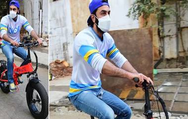 Ranbir Kapoor on Electric Cycle: বিলাসবহুল গাড়ি ছেড়ে সাইকেলে চাপলেন রণবীর, জানেন কী সেই সাইকেলের দাম কত?