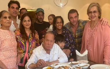 Salim Khan Birthday: গোটা খান পরিবার মিলে উদযাপন করলেন সেলিম খানের ৮৭’তম জন্মদিন, দেখুন সেই ছবি