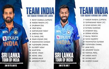 India-Sri Lanka ODI series: শ্রীলঙ্কার বিরুদ্ধে ওয়ানডে ও T20 সিরিজের দল ঘোষণা BCCI-এর