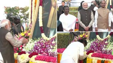 Dr BR Ambedkar death anniversary: সংবিধান প্রণেতার মৃত্যুদিনে সংসদ কক্ষে শ্রদ্ধা জানালেন রাষ্ট্রপতি, প্রধানমন্ত্রী সহ অন্যান্য মন্ত্রীরা