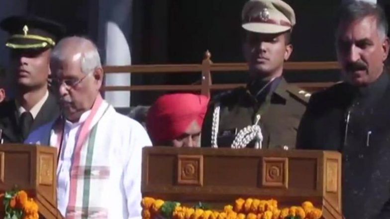 Himachal Pradesh: মুখ্যমন্ত্রী সুখবিন্দার সিং সুখুর শপথগ্রহণে হাজির রাহুল-প্রিয়াঙ্কা, জন-সমুদ্রের হিমাচলের বিজয় মঞ্চে হাত না ছাড়ার শপথ