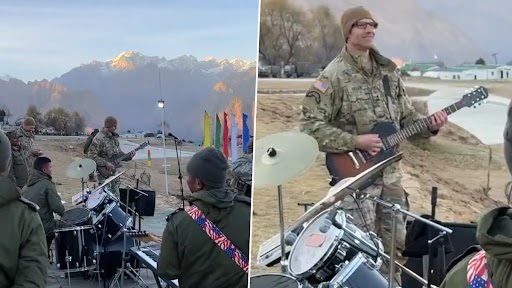 Indian and US Army's concerts: হিমালয়ের বুকে রক কনসার্ট ভারতীয় ও মার্কিন সেনার, মন ভালো করা ভিডিয়ো