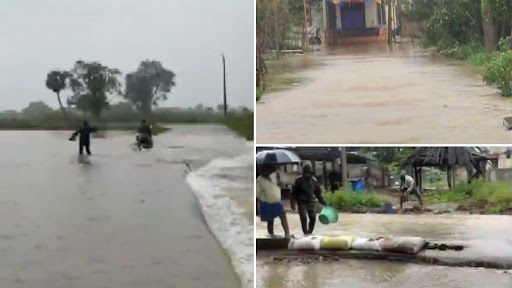 Mandous Effect In Andhra Pradesh: প্রবল বৃষ্টির জেরে নদীতে জল বেড়ে ভাসছে অন্ধ্রপ্রদেশের বিস্তীর্ণ এলাকা, দেখুন ভিডিয়ো