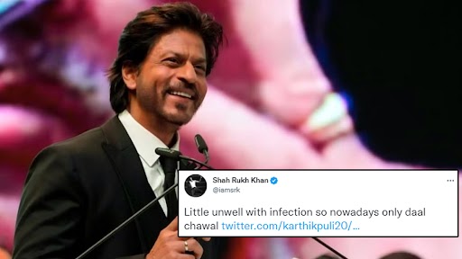 Shah Rukh Khan: কলকাতা থেকে ফিরেই অসুস্থ শাহরুখ খান, ডালভাত খেয়েই দিন কাটছে জানালেন টুইটে
