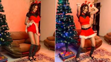 Sexy Santa Sherlyn Chopra: লাল রঙের মিনি স্কার্ট পরে সান্তা সেজে নাচের ভিডিও শেয়ার করলেন অভিনেত্রী শার্লিন চোপড়া(দেখুন ভিডিও)