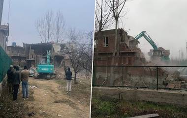 Terrorist's House Demolished: বুলডোজার থিয়োরি এবার কাশ্মীরেও! সরকারি জমিতে থাকা জঙ্গির বাড়ি ভাঙল প্রশাসন