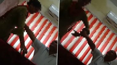 Viral Video: লজ্জাজনক, মহিলা কর্মীকে টানাহেঁচড়া করছেন সরকারি অফিসের পদস্থ অফিসার, ভিডিয়ো প্রকাশ্যে আসতেই নিন্দার ঝড়