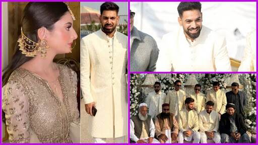 Haris Rauf Wedding:  পাকিস্তানের মডেল মুজনা মাসুদ মালিক সঙ্গে গাঁটছড়া বাঁধলেন ক্রিকেটার হারিস রউফ