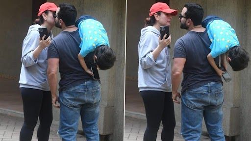 Saif-Kareena Kiss Pic: সইফ-করিনার আদুরে মুহূর্ত ক্যামেরাবন্দি, দেখুন  