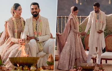 KL Rahul-Athiya Shetty Wedding: সাত পাকে বাঁধা পড়লেন ক্রিকেটার লোকেশ রাহুল এবং অভিনেত্রী আথিয়া, নবদম্পতিকে শুভেচ্ছা ক্রিকেটমহলের(দেখুন টুইট)