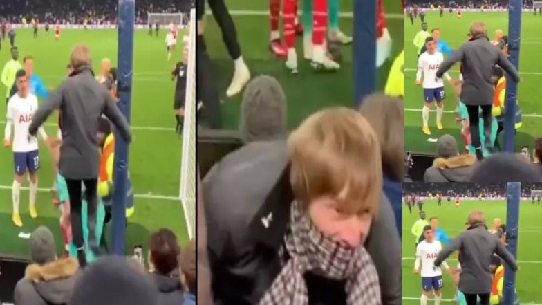 Fan Kicked Arsenal Goalkeeper: গ্যালারি থেকে লুকিয়ে এসে আর্সেনালের গোলকিপারকে লাথি মেরে পালালেন দর্শক, দেখুন ভাইরাল ভিডিয়ো