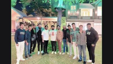 Indian Cricketers Meet  Junior NTR:ভারতীয় ক্রিকেটারদের সঙ্গে সুপারস্টার জুনিয়র এনটিআর(দেখুন ছবি)