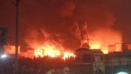 Surat Fire: দাউদাউ করে জ্বলছে গাড়ির শো-রুম, দেখুন ভয়াবহ ভিডিয়ো