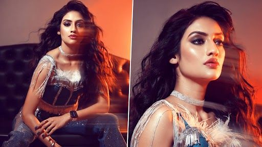 Nusrat Jahan:  ডেনিম ট্রান্সপারেন্ট ক্রপ টপ আর ম্যাচিং প্যান্টে নতুন ফটোশ্যুট নুসরতের, ঝাপসা আলোয় ঝলক দেখালেন অভিনেত্রী(দেখুন সেই ছবি)