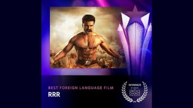 28th Critics Choice Awards: আরআরআরের বিজয়রথ অব্যাহত,শ্রেষ্ঠ বিদেশী ভাষার ছবি সহ 'নাটু নাটু' পেল ক্রিটিক্স চয়েস এওয়ার্ড