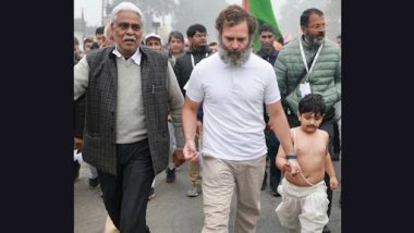 Rahul Gandhi: ভুলভাবে পৈতে পড়ে রাহুলের হাত ধরে খালি গায়ে হাঁটছে নাবালক, কটাক্ষের শিকার কংগ্রেস