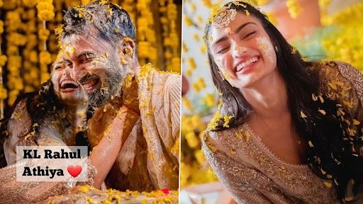 Athiya Shetty and KL Rahul Haldi Ceremony Pics: বিয়ের পর প্রকাশ্যে আথিয়া এবং রাহুলের গায়ে হলুদের ছবি, দেখুন