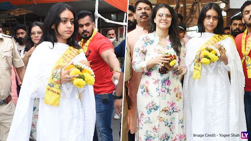 Kajol, Daughter Nysa Visit Siddhivinayak Temple: কাজলের সঙ্গে মেয়ে নাইসার সিদ্ধিবিনায়ক মন্দিরে পা রাখতেই কটাক্ষের ঝড় নেটপাড়ায়