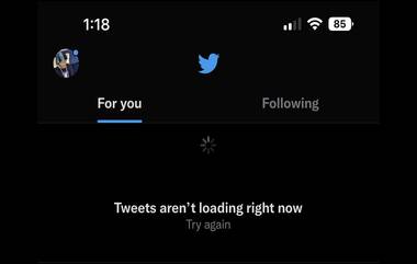 Twitter Down: হাজার হাজার ব্যবহারকারীর জন্য টুইটার ফের অচল