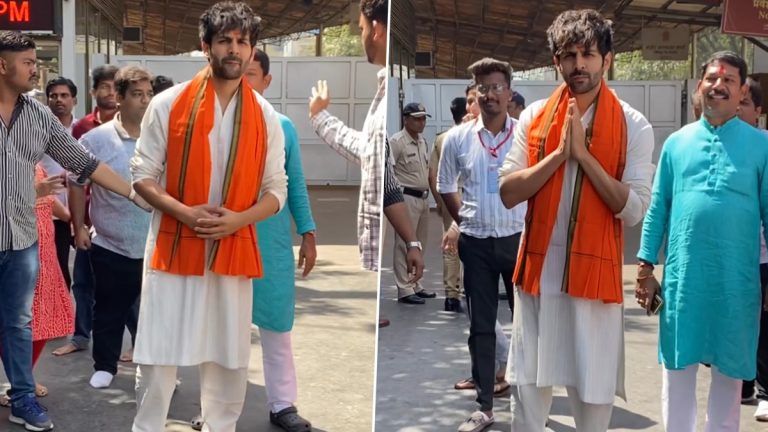 Kartik Aaryan at Siddhivinayak Temple: সিদ্ধিবিনায়ক মন্দিরে কার্তিক আরিয়ান, ছেঁকে ধরলেন ছবি শিকারিরা