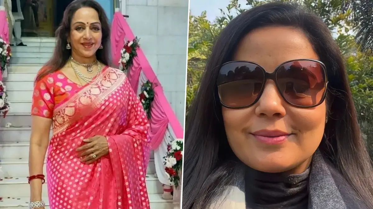 Hema Malini On Mahua Moitra: 'শব্দকে সংযত করুন', মহুয়াকে নিয়ে মন্তব্য হেমার