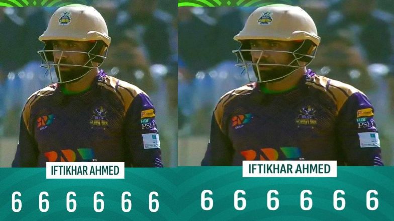 Iftikhar Ahmed Six Sixes: ওভারে ছয় ছক্কা হাঁকিয়ে নজির ইফতিকার আহমেদের, রিয়াজের ৬ বলে ৬টা ওভার বাউন্ডারি, দেখুন ভিডিয়ো