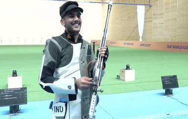 ISSF World Cup: ISSF বিশ্বকাপে পুরুষদের ৫০ মিটার রাইফেল থ্রি পজিসনে সোনার পদক ভারতীয় শুটার ঐশরী প্রতাপ সিং তোমারের