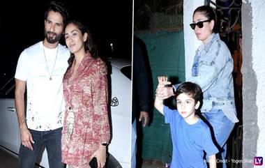 Kareena Kapoor Khan, Shahid Kapoor Video: করণের পার্টিতে দেখা মিলল প্রাক্তন জুটি করিনা কাপুর, শাহিদ কাপুরের, দেখুন