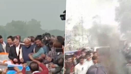 Agitation Against Bihar CM: কাটিহারে নীতীশ কুমারের বিরুদ্ধে তুমুল বিক্ষোভ উত্তেজিত জনতার, দেখুন ঘটনাস্থলের ভিডিয়ো