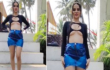 Urfi Javed Video: 'আমায় দেখো', পোশাক নিয়ে ফের চমকে দিলেন ঊরফি জাভেদ, দেখুন