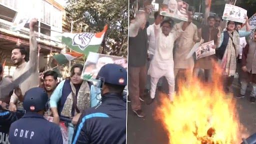 West Bengal Youth Congress: বাজেট ও আদানি ইস্যুতে রাজভবনের বাইরে প্রবল বিক্ষোভ যুব কংগ্রেসের, দেখুন ভিডিয়ো