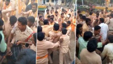 Telangana: মন্দির চত্বরে দলিত ব্যক্তিকে বেধড়ক মারছেন ভক্তরা, দেখুন 