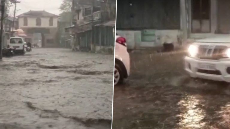 Rain & Hail Storm In Aravalli district: রাস্তা তো নয় যেন নদী! ভিডিয়োতে দেখুন প্রবল শিলাবৃষ্টির জেরে জলমগ্ন গুজরাটের আরাবল্লী