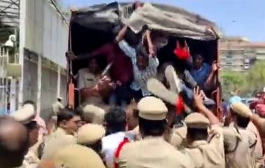 Hyderabad: প্রশ্নপত্র ফাঁসের অভিযোগে তেলেঙ্গনায় বিক্ষোভ এবিভিপি-র