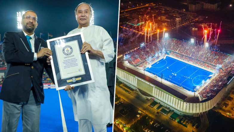 Guinness Book of Records: বীরসা মুন্ডা হকি স্টেডিয়ামের জন্য গিনেস বুক অফ রেকর্ডসের শংসাপত্র পেলেন ওড়িশার মুখ্যমন্ত্রী