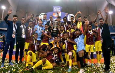 Santosh Trophy Final: ৫৪ বছরের খরার অবসান ঘটিয়ে সন্তোষ ট্রফি শিরোপা অর্জন কর্ণাটকের