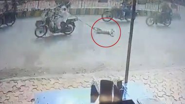 Animal Cruelty In Ghaziabad: কুকুরের পায়ে দড়ি বেঁধে রাস্তায় টেনে নিয়ে যাচ্ছে বাইক আরোহী, পাশবিক ভিডিয়ো