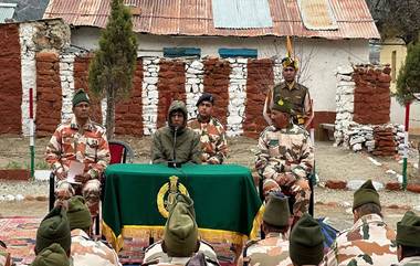 Uttarakhand: উত্তরাখন্ডে আইটিবিপি জওয়ানদের সঙ্গে সাক্ষাতে কেন্দ্রীয় স্বাস্থ্যমন্ত্রী