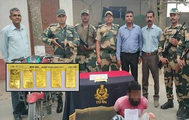 BSF Seized Gold Biscuits: ভারত-বাংলাদেশ সীমান্ত থেকে বাজেয়াপ্ত সাড়ে ৩৩ লক্ষের সোনার বিস্কুট, বিএসএফের হাতে ধৃত পাচারকারী