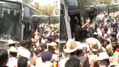 Bengaluru Video: বাইক ট্যাক্সির প্রতিবাদ, অটো চালকদের আটক পুলিশের, ভিডিয়ো