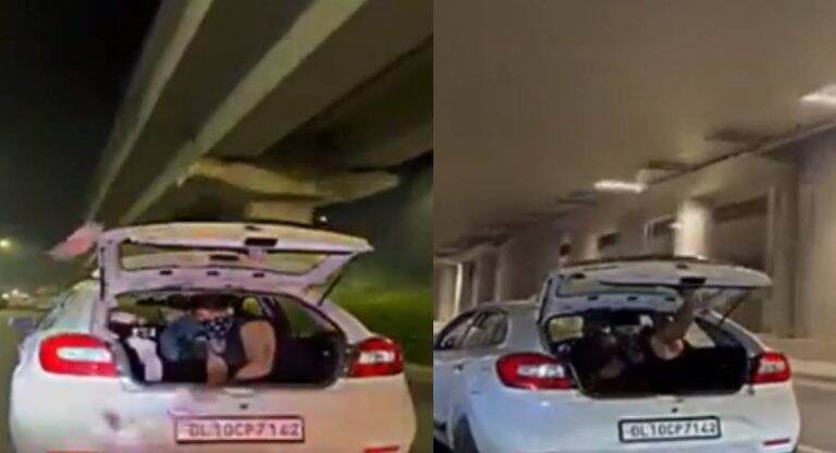 Gurugram Viral Video: চলন্ত গাড়ির পিছন থেকে রাস্তায় টাকার পর টাকা উড়িয়ে দিচ্ছেন ব্যক্তি, দেখুন ভিডিয়ো