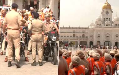 Golden Temple: অশান্তি আটকাতে অমৃতসরের স্বর্ণ মন্দিরের চারিদিকে ফ্ল্যাগ মার্চ পুলিশের, ঘটনাস্থলের ভিডিয়ো