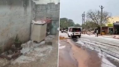 Hail storm In Telangana: প্রবল শিলাবৃষ্টিতে ভিজছে তেলেঙ্গানা, দেখুন সেই ভিডিয়ো