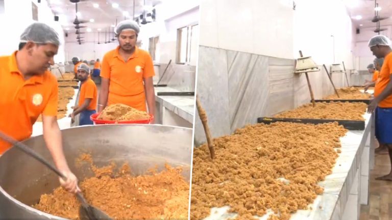 Laddoo Prepared For Ram Navami: রাম নবমী উপলক্ষে সেজে উঠছে পাটনা, দেখুন ২০ হাজার লাড্ডু তৈরির ভিডিয়ো