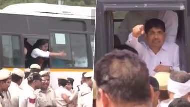 Opposition MPs Detained In Delhi: আদানি ইস্যুতে JPC তদন্তের দাবিতে বিক্ষোভকারী সাংসদদের আটক করল দিল্লি পুলিশ, ঘটনাস্থলের ভিডিয়ো